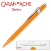 Długopis CARAN D'ACHE 849 Pop Line Fluo, M, w pudełku, pomarańczowy