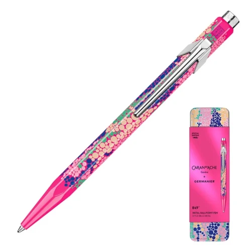 Długopis CARAN D'ACHE 849 Germanier, w pudełku, różowy neonowy