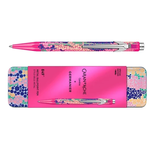 Długopis CARAN D'ACHE 849 Germanier, w pudełku, różowy neonowy