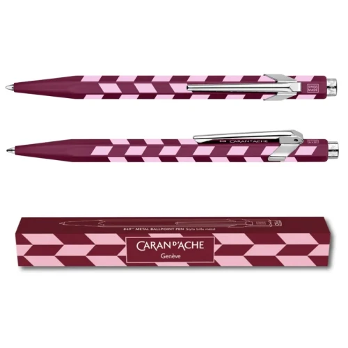 Długopis CARAN D'ACHE 849 Mosaic, garnet red