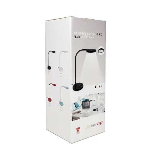 Lampka na biurko CEP CLED-0290, Flex, czarny