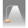 Lampka na biurko CEP CLED-0290, Flex, biały z el. drewna