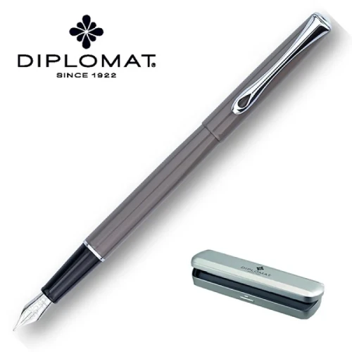 Pióro wieczne DIPLOMAT Traveller, M, szare
