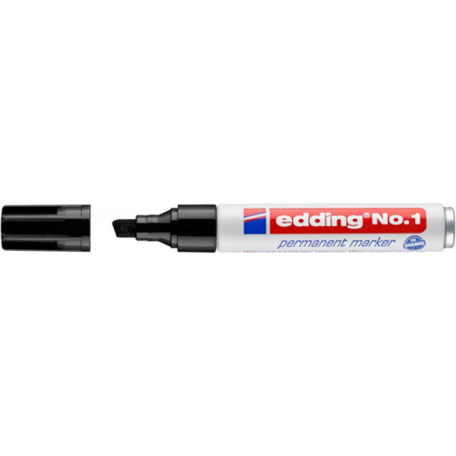 Marker permanentny no.1 EDDING, 1-5mm, czarny