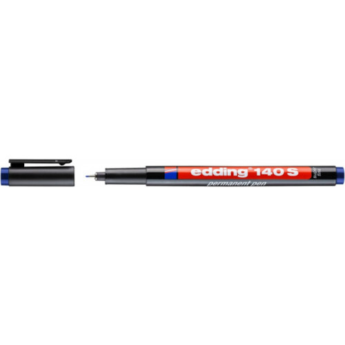 Foliopis permanentny e-140 S EDDING, 0,3mm, niebieski