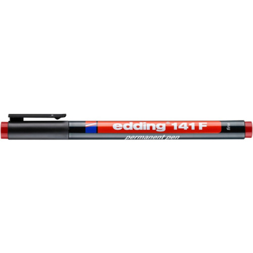 Foliopis e-141 F EDDING, 0,6mm, czerwony