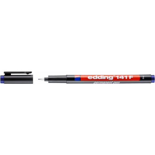 Foliopis permanentny e-141 F EDDING, 0,6mm niebieski