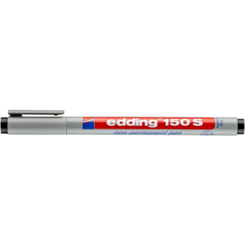 Marker zmywalny e-150 S EDDING, 0,3mm, czarny