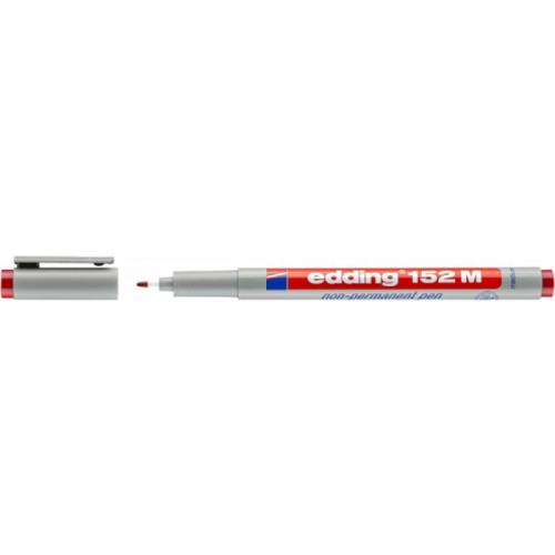 Marker zmywalny e-152 M EDDING, 1mm, czerwony