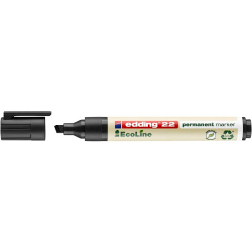Marker permanentny e-22 EDDING ecoline, 1-5mm, czarny