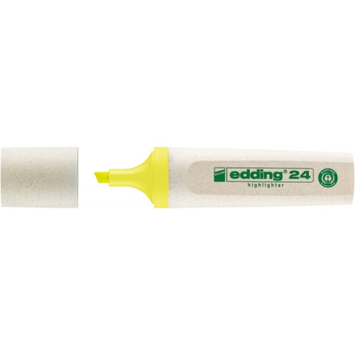 Zakreślacz e-24 EDDING ecoline, 2-5mm, żółty
