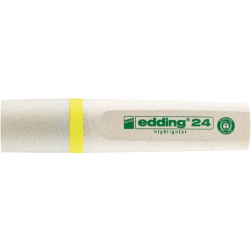 Zakreślacz e-24 EDDING ecoline, 2-5mm, żółty