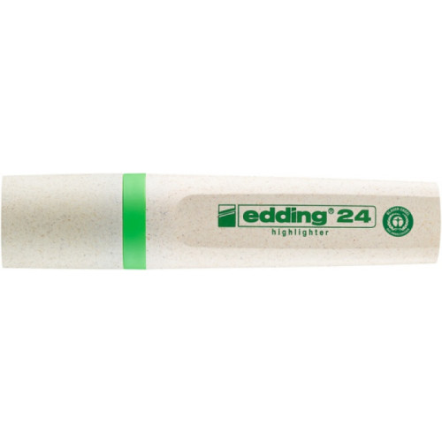 Zakreślacz e-24 EDDING ecoline, 2-5mm, jasnozielony