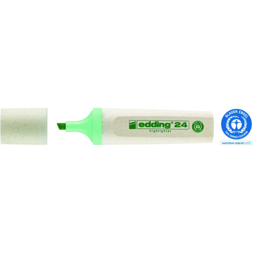 Zakreślacz E-24 ECOLINE EDDING, 2-5 mm, pastelowy zielony