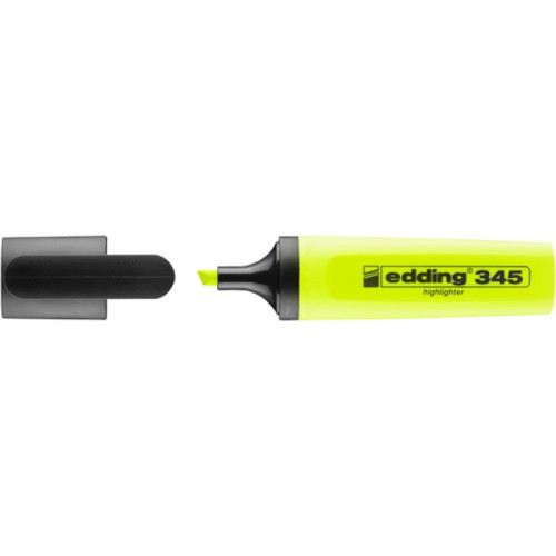 Zakreślacz e-345 EDDING, 2-5mm, żółty