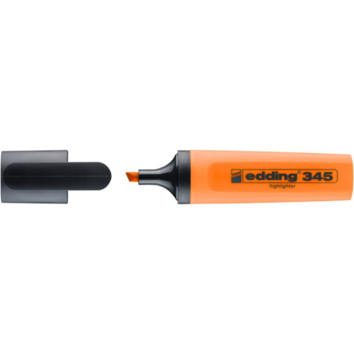 Zakreślacz e-345 EDDING, 2-5mm, pomarańczowy