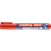 Marker do tablic e-360 EDDING, 1,5-3mm, czerwony
