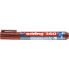 Marker do tablic e-360 EDDING, 1,5-3 mm, brązowy