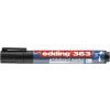 Marker do tablic e-363 EDDING, 1-5mm, czarny