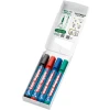Marker do flipchartów e-380 EDDING, 1,5-3 mm, 4 szt., mix kolorów