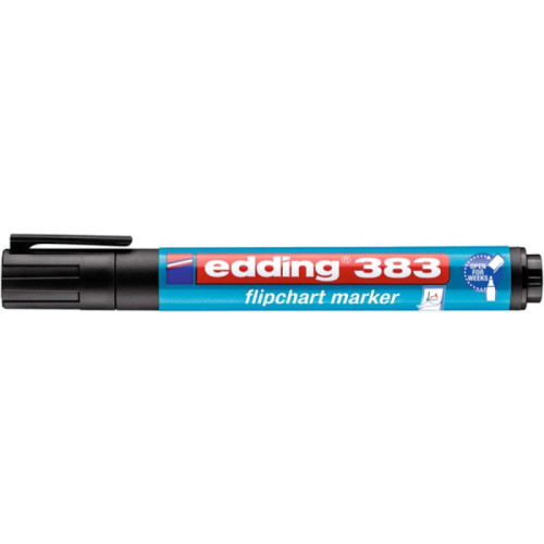 Marker do flipchartów e-383 EDDING, 1-5mm, czarny