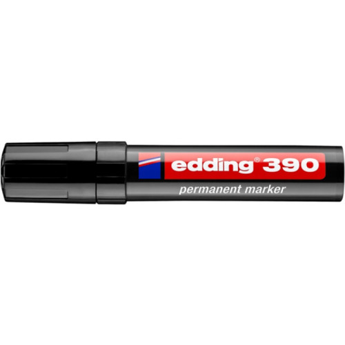 Marker permanentny e-390 EDDING, 4-12mm, czarny