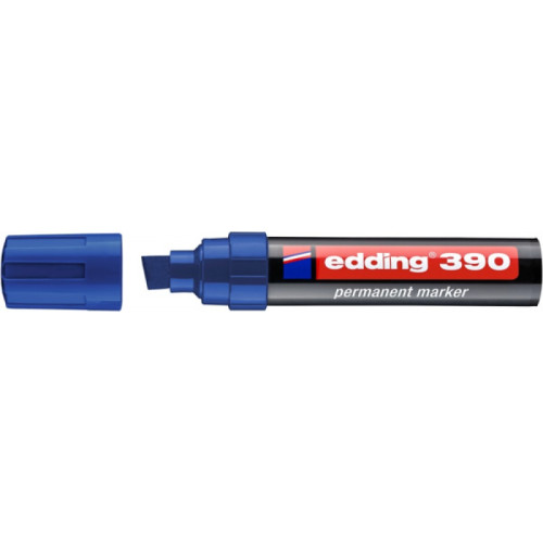 Marker permanentny e-390 EDDING, 4-12 mm, niebieski