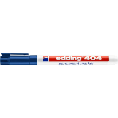 Marker permanentny e-404 EDDING, 0,75 mm, niebieski