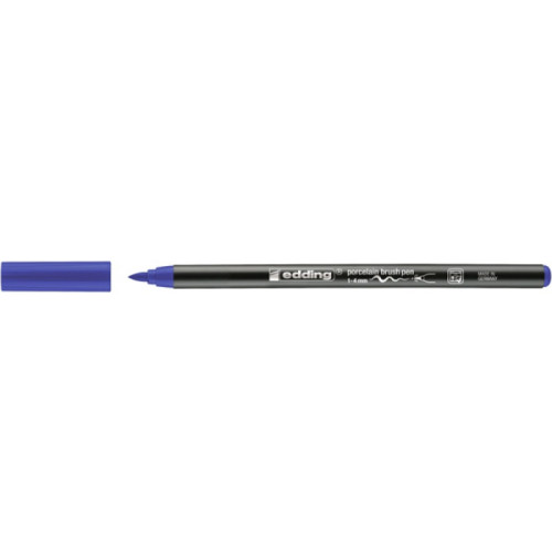 Pisak do porcelany e-4200 EDDING, 1-4 mm, niebieski