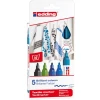 Marker tekstylny e-4500/5 S EDDING, 2-3mm, 5 sztuk, cool colours