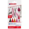 Marker tekstylny e-4500 EDDING, 2-3 mm, 5 szt., mix kolorów