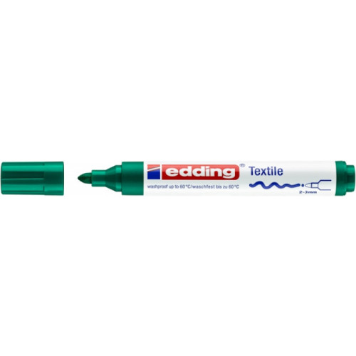Marker tekstylny e-4500 EDDING, 2-3 mm, zielony