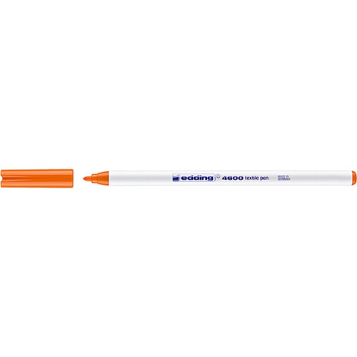 Pisak tekstylny e-4600 EDDING, 1 mm, pomarańczowy