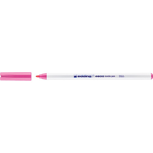 Pisak tekstylny e-4600 EDDING, 1 mm, różowy