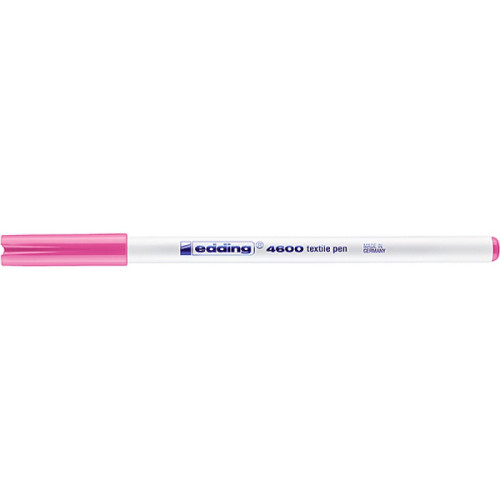 Pisak tekstylny e-4600 EDDING, 1 mm, różowy