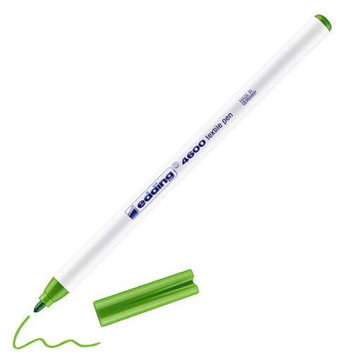 Pisak tekstylny e-4600 EDDING, 1 mm, jasnozielony