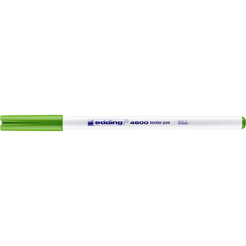 Pisak tekstylny e-4600 EDDING, 1 mm, jasnozielony