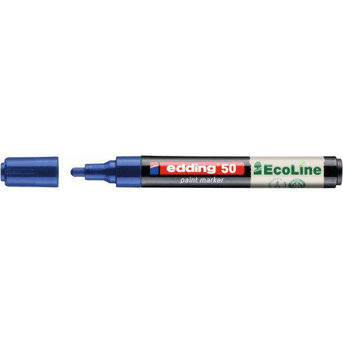 Marker olejowy na bazie wody e-50 EDDING EcoLine, 2-3mm, niebieski