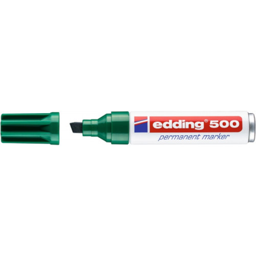 Marker permanentny e-500 EDDING, 2-7mm, zielony