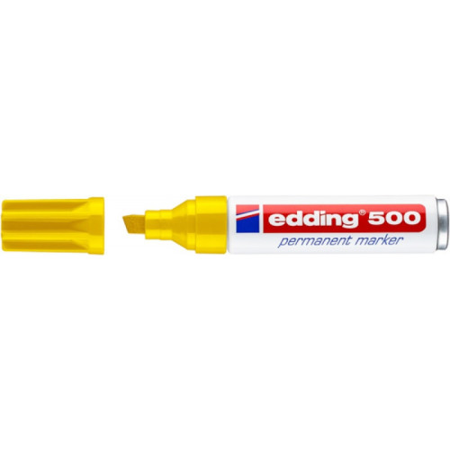 Marker permanentny e-500 EDDING, 2-7mm, żółty