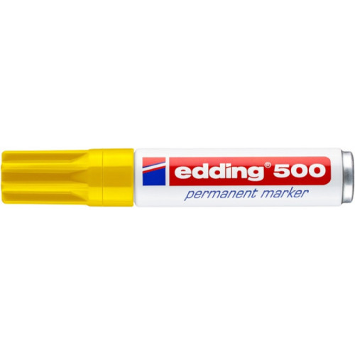 Marker permanentny e-500 EDDING, 2-7mm, żółty