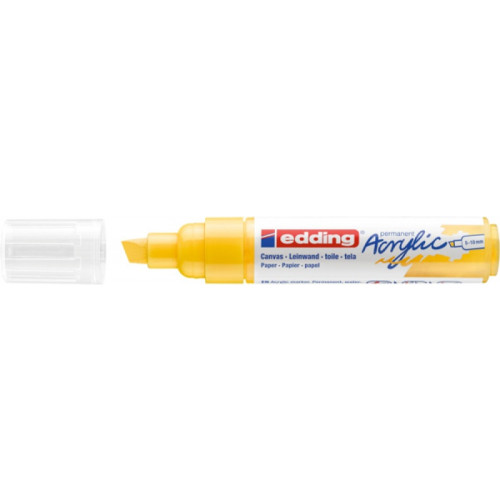 Marker akrylowy e-5000 EDDING, 5-10 mm, matowa żółć