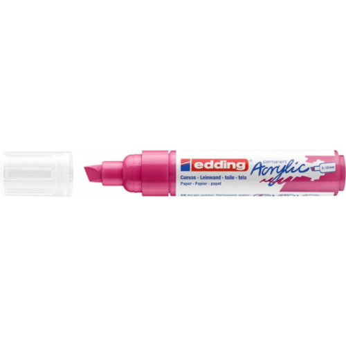 Marker akrylowy e-5000 EDDING, 5-10 mm, matowa telemagenta