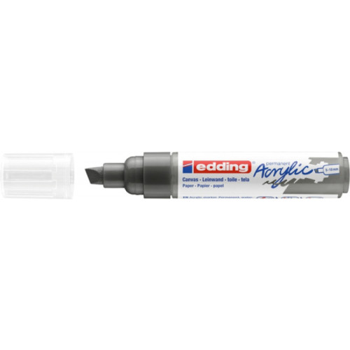 Marker akrylowy e-5000 EDDING, 5-10 mm, matowy antracyt