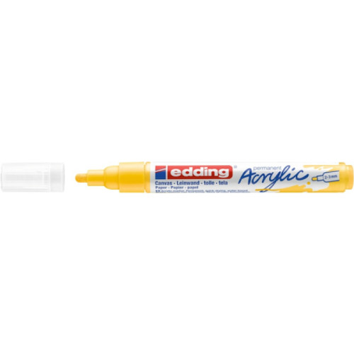 Marker akrylowy e-5100 EDDING, 2-3 mm, matowa żółć