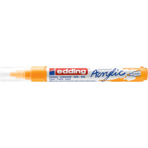 Marker akrylowy e-5100 EDDING, 2-3 mm, matowa słoneczna żółć