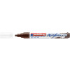 Marker akrylowy e-5100 EDDING, 2-3 mm, matowy czekoladowy brąz