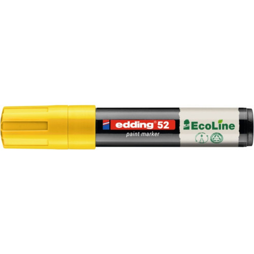 Marker olejowy na bazie wody e-52 EDDING EcoLine, 4-15mm, żółty