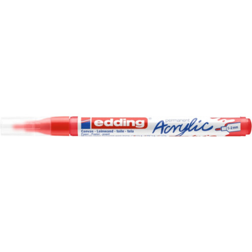 Marker akrylowy e-5300 EDDING, 1-2 mm, matowa czerwień