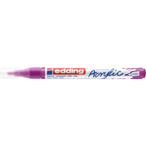 Marker akrylowy e-5300 EDDING, 1-2 mm, matowa jagoda